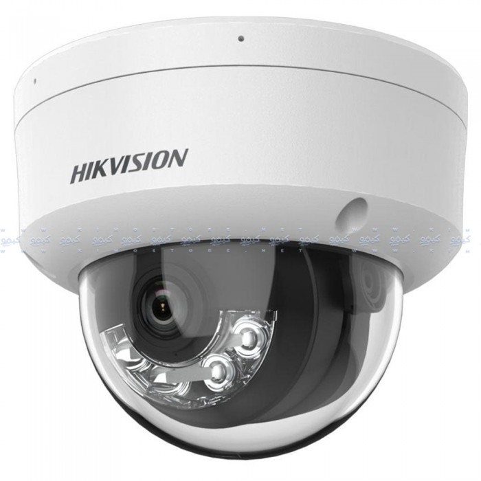 كاميرا هيكفيجن DS-2CD1163G2-LIU (عدسة 2.8 مم): كاميرا مراقبة خارجية ثابتة بدقة 6MP، زاوية رؤية واسعة، رؤية ليلية ملونة، وميكروفون مدمج مع كشف حركة ذكي.